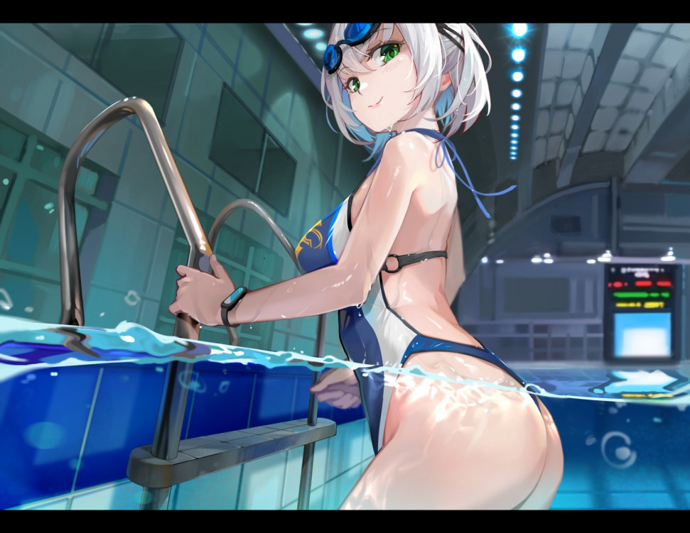 yande.re 958053 sample ass hololive shirogane_noel swimsuits wet yoshikawa_hiro.jpg