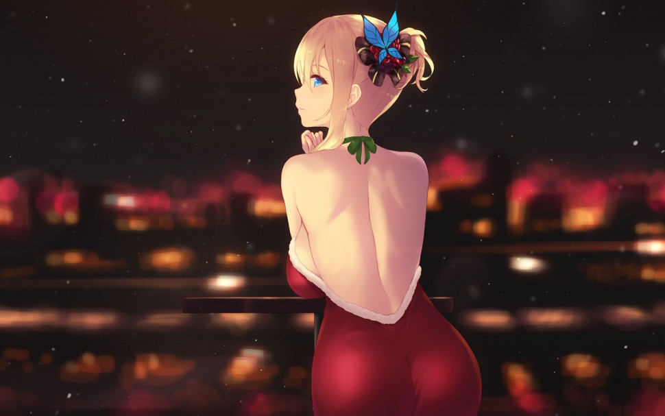 yande.re 597384 sample ass boku_wa_tomodachi_ga_sukunai cait christmas dress kashiwazaki_sena.jpg