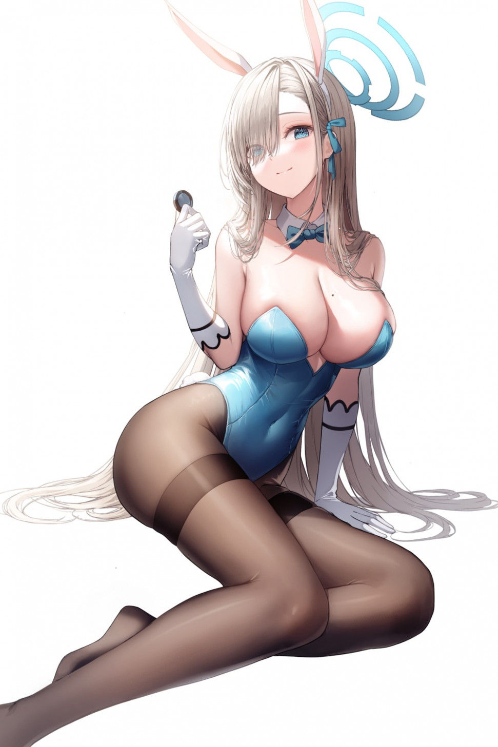 yande.re 1029677 sample angel animal_ears blue_archive bunny_ears bunny_girl ichinose_asuna no_bra pantyhose see_through torrentduck.jpg