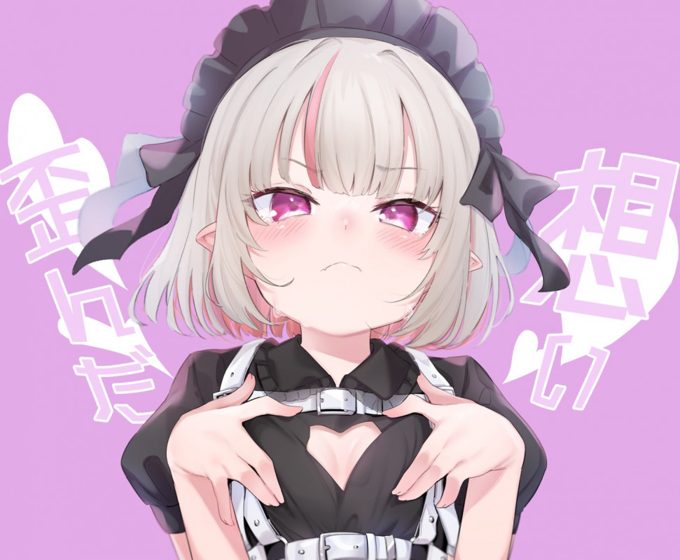 yande.re 958652 sample breast_hold cleavage kio_(yumekuikio) loli maid makaino_ririmu nijisanji pointy_ears.jpg