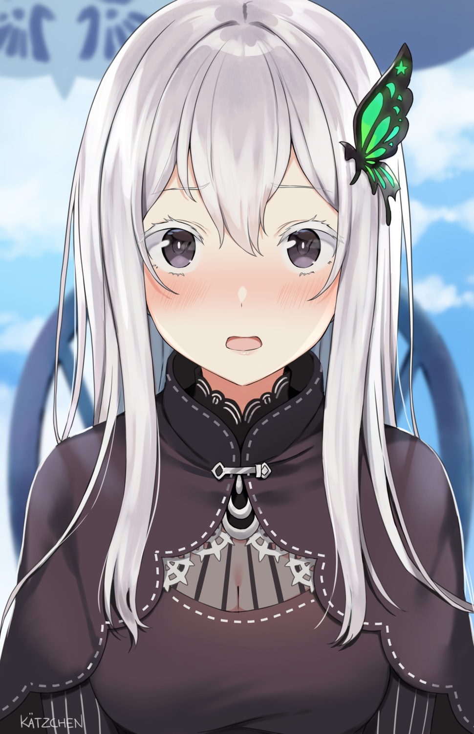 yande.re 696709 sample cleavage echidna_(re_zero) kaetzchen re_zero_kara_hajimeru_isekai_seikatsu see_through.jpg