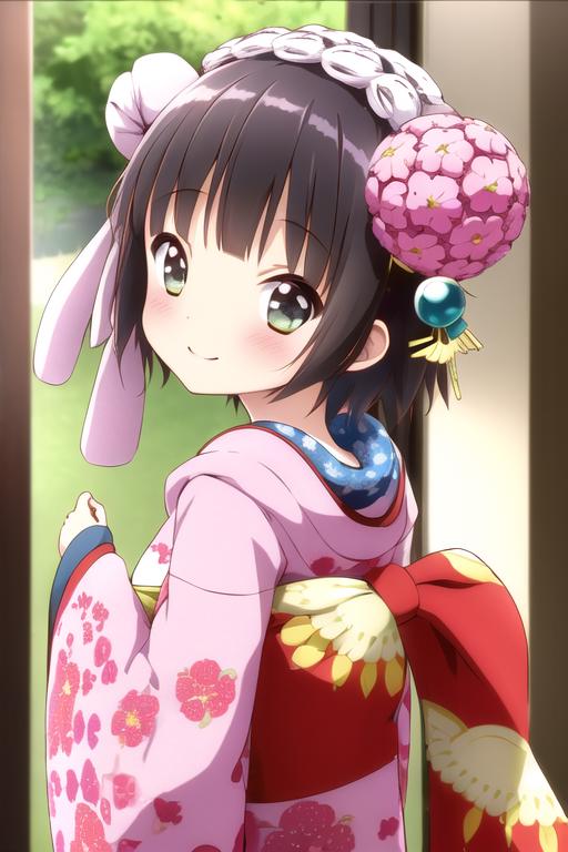 15351-1007124677-yune, 1girl, solo, pink kimono, hair ornament_(origin_), smile, looking back, blush, masterpiece, best quality,1girl,solo.jpeg