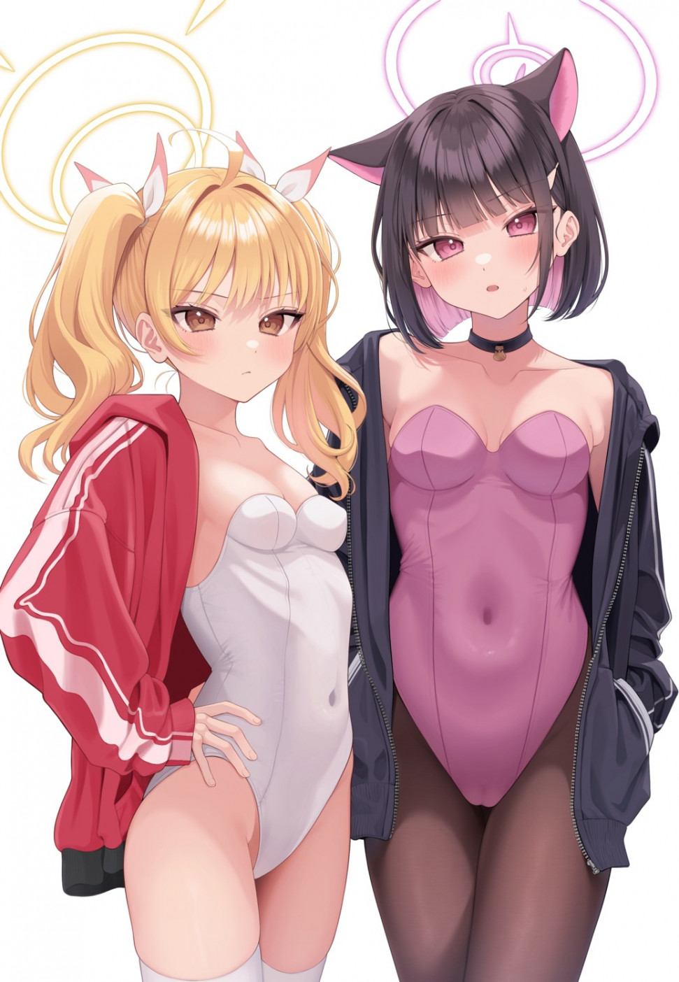 yande.re 1018181 sample angel animal_ears blue_archive bunny_girl cameltoe erect_nipples ibaragi_yoshimi kyouyama_kazusa nekomimi no_bra pantyhose thighhighs.jpg