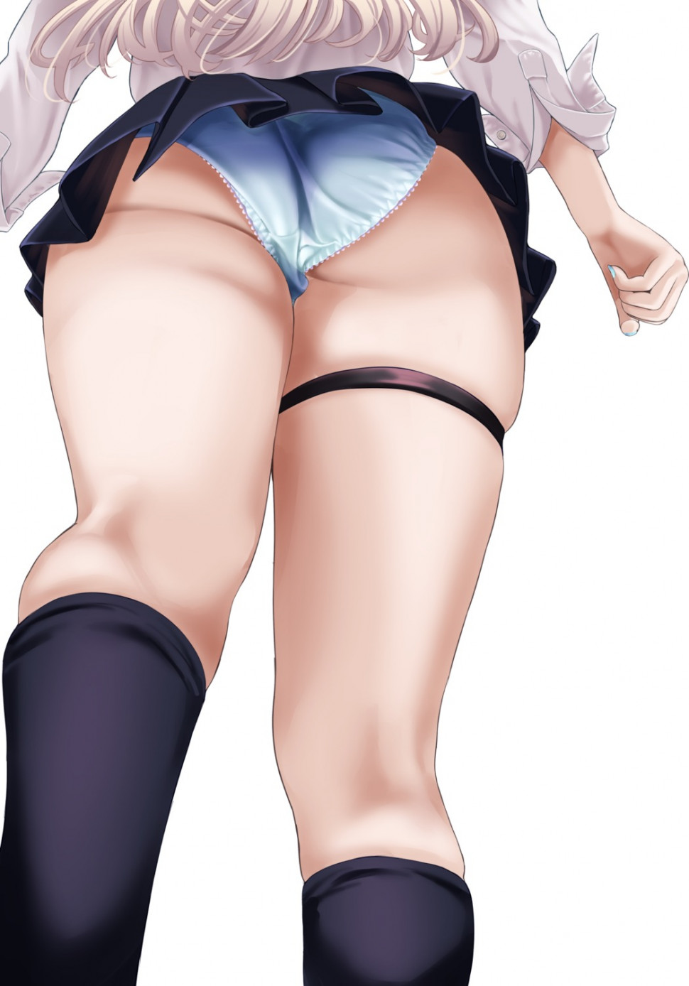 yande.re 991340 sample ass blue_archive fukuda_shuushi garter ichinose_asuna pantsu seifuku skirt_lift.jpg