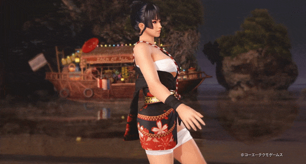 DoAXVenusVacation-MatsuriHayashi-Swimsuit-PV-Omake-1.gif