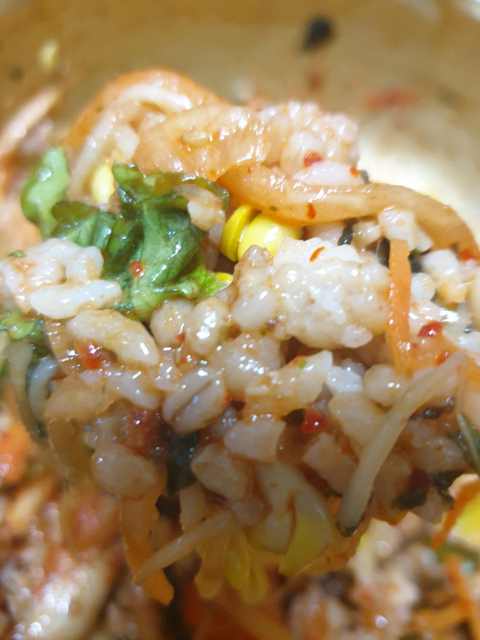 20201011_194047.jpg : 보리밥 비벼무금