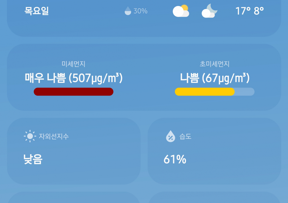 Screenshot_20240329_094418_Weather.png : 구보뛰고왔는데