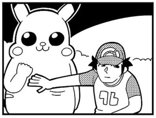 피카츄_배만지기_원본.png : 피카츄 배 만지기