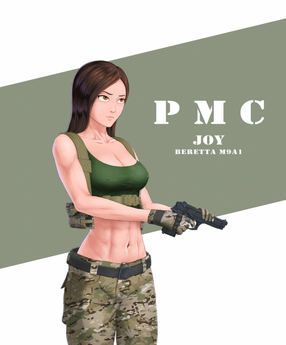 PMC - Joy Beretta M9A1 (MultiCam).png : 전에 그린 그림
